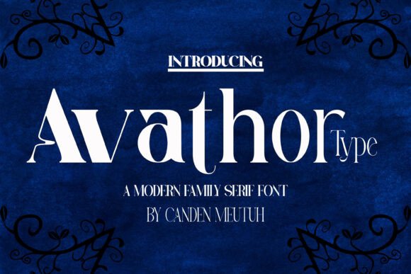 Avathor Type: A Condensed Serif Font That Builds Digital Authority