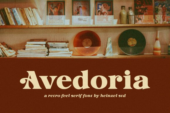 Avedoria: A Retro Serif Font for Editorial Storytelling