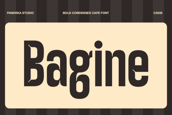 Bagine: A Condensed Cafe Font Built for Scroll-Stopping Marketing