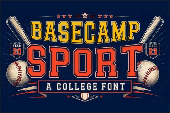 Basecamp Sport: A Collegiate Slab Serif That Anchors Bold Branding