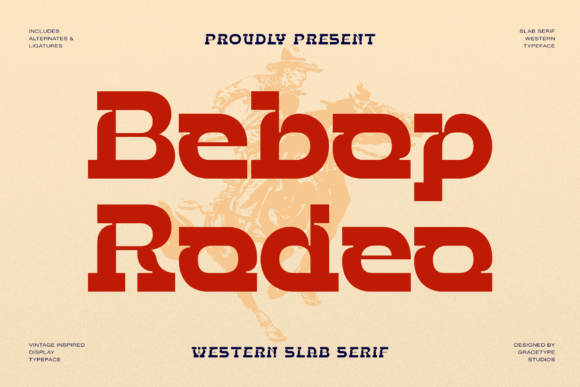 Bebop Rodeo: A Western Slab Serif for Bold Editorial Design