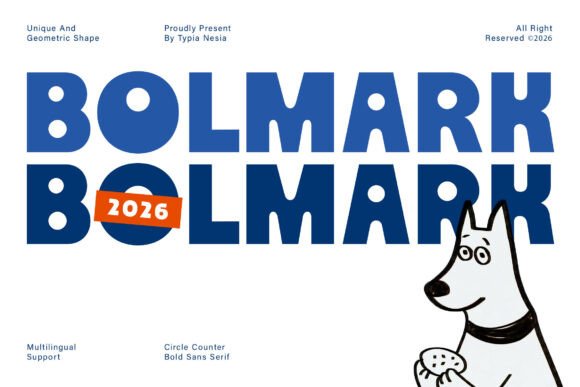 Bolmark: A Bold Sans Serif for Modern Retro Branding