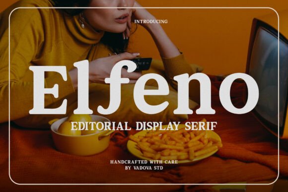 Elfeno Serif Font for Polished Small Business Branding