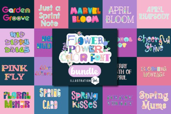 Flower Power Color Brings Spring to Brand Design