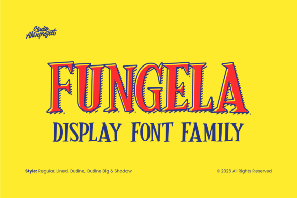 Fungela: A Playful Display Font for Modern Web Design