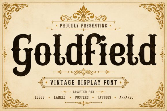 Goldfield: A Vintage Serif Font for Modern Web Design