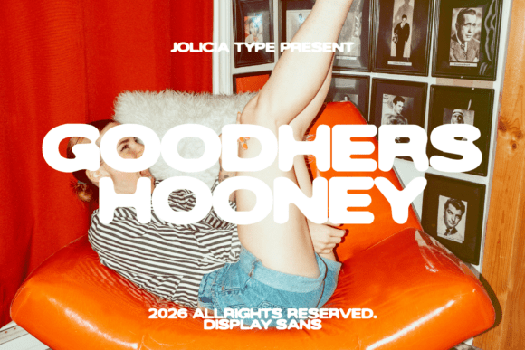 Goodhers Hooney: A Bold Display Sans for Digital Design