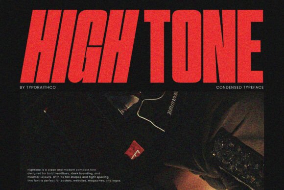 Hightone: A Retro-Modern Font Duo for Digital Design