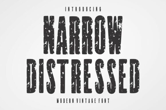 How Narrow Distressed Gives a Boutique Site a Gritty, Modern Edge