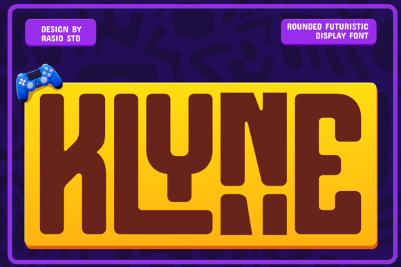 Klyne Font Review: A Bold Rounded Display Typeface for Retro-Tech Branding