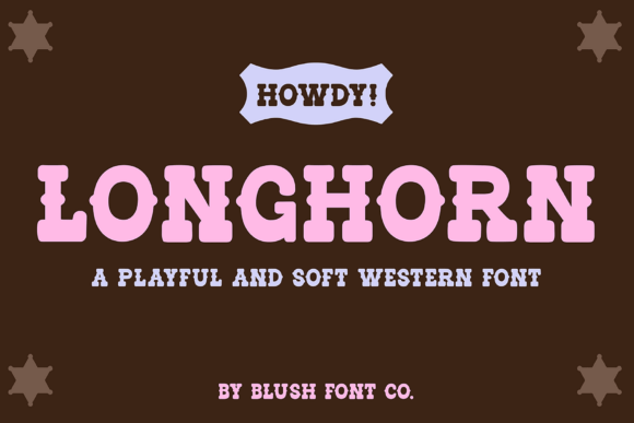 Longhorn Western: A Display Font Built for Bold Web Design