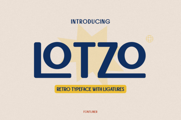 Lotzo: A Bold Retro Sans Serif Font for Campaign Design