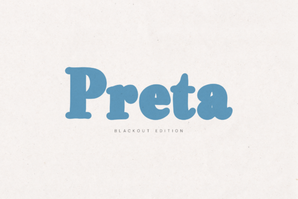Make a Statement with the Preta Blackout Serif Font