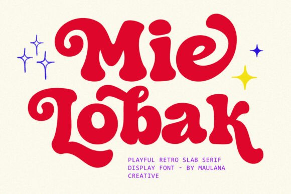 Mie Lobak: A Retro Slab Serif Font Built for Campaign Designers