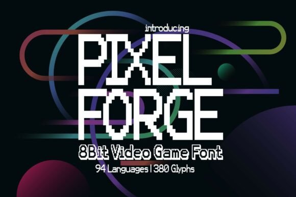 Pixel Forge: A Display Font Built for Bold Brand Identity