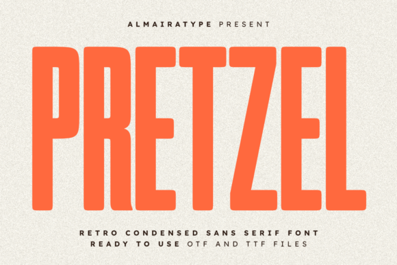 Pretzel Font: A Tall Condensed Sans Serif for Web Design