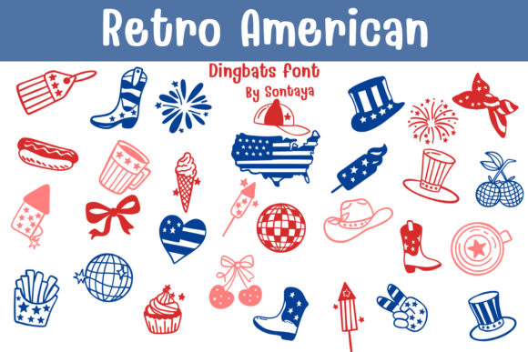 Retro American Font Review: A Campaign Designerβs Take on Vintage Dingbat Style