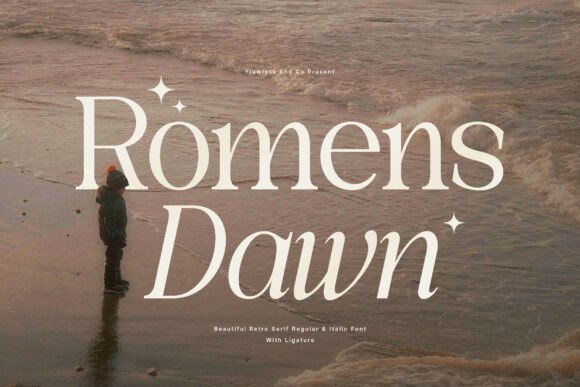 Romes Dawn: A Vintage Serif Font for Thoughtful Editorial Design