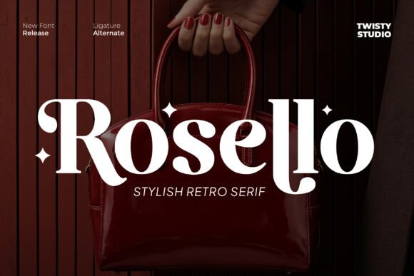Rosello: A Retro Serif Font That Elevates Small Business Branding