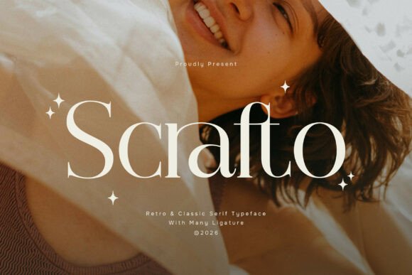 Scrafto: A Serif Typeface with Editorial Elegance
