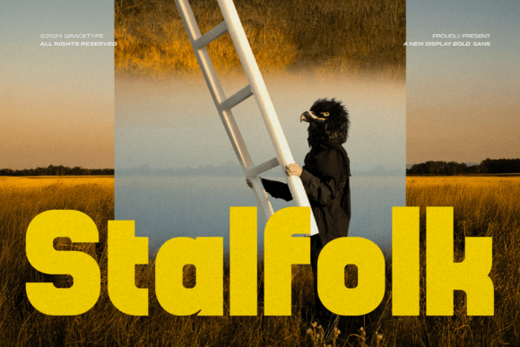 Stalfolk: A Bold Sans Serif That Commands Attention in Branding