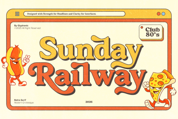Sunday Railway Font: A Designer’s Take on Retro-Grotesque Charm