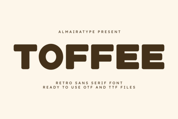 Toffee Review: A Bold Retro Sans Serif Font for Brand Design