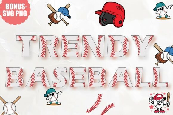 Trendy Baseball Font: A Crafter's Guide to Vintage Varsity Style