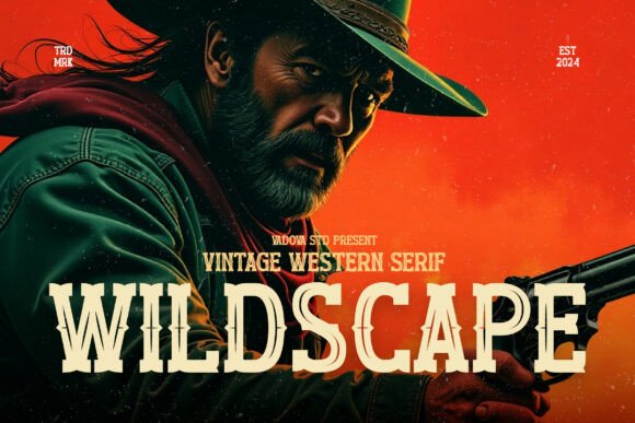 Wildscape Font: A Vintage Serif Typeface for Small Business Branding