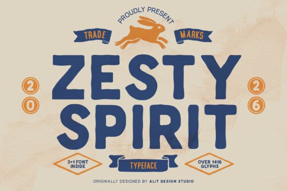 Zesty Spirit: A Font That Brings Adventure to Editorial Design